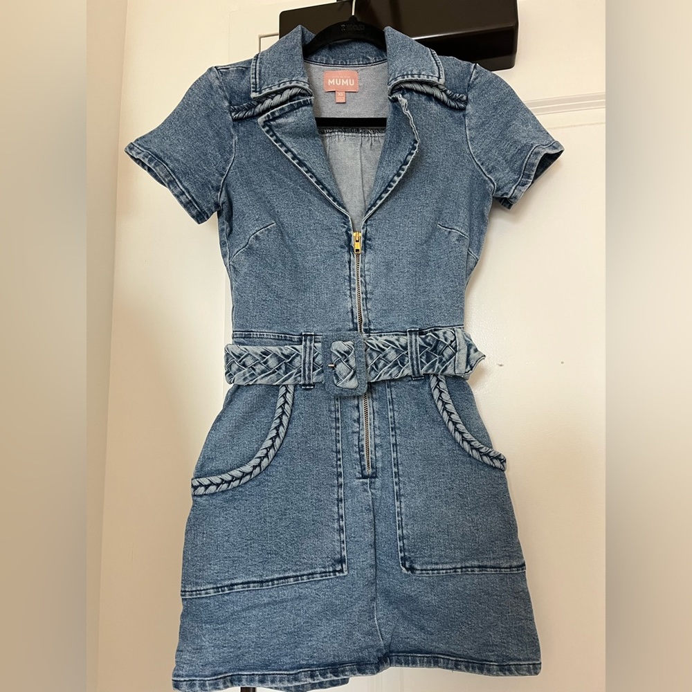 Denim Show Me your MuMu mini dress